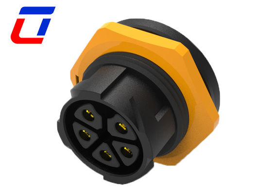5 штифтов высокого тока провода к панели соединителя IP67 30A