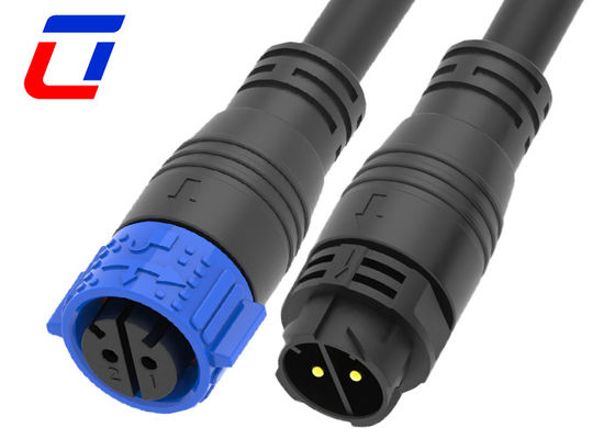 IP67 10 Gauge 2 Pin Waterproof DC Power Connector M25 Кабельный соединитель с быстрым замыканием