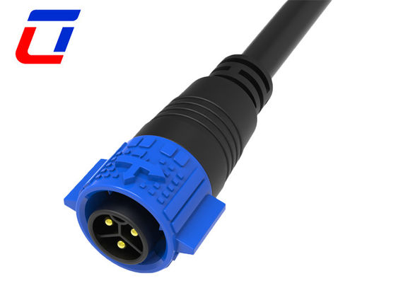 M19 LED 3 Pin Waterproof Connector Мужской кабель Женская панель Монтажный соединитель 20A