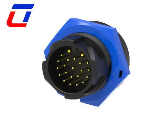 M19 Push Lock 2+20 Pin Waterproof Plug Socket Водостойкий электрический разъем