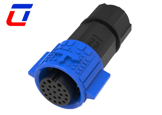 M19 Push Lock 2+20 Pin Waterproof Plug Socket Водостойкий электрический разъем