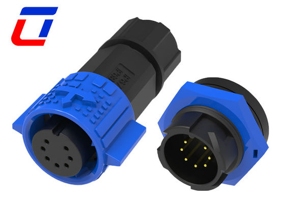 M19 7 Pin Automotive Waterproof Male Female Connector для подачи сигнала с низкой мощностью
