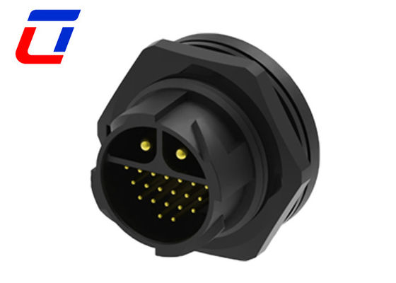 M25 Push Lock водонепроницаемый мужской женский разъединитель 2+20 Pin 14 Gauge Wire Connectors