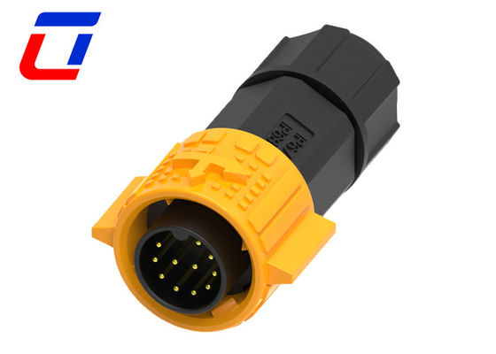 IP67 5A Внешний 11 штифтов соединитель мужской и женский водонепроницаемый штурмовой замок 300VAC M19