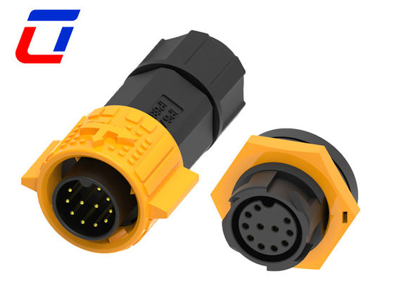 IP67 5A Внешний 11 штифтов соединитель мужской и женский водонепроницаемый штурмовой замок 300VAC M19
