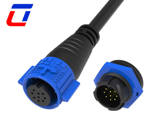 9 Pin Data Connector M19 IP67 водонепроницаемый соединитель для светодиодов