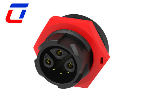 M19 Push Locking 3+3 Multi Pin Cable Plug Connector водонепроницаемый для комбинированного сигнала питания