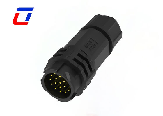 18 штифтов Круговое соединитель M19 Провод к проводу Внешние электрические соединители с быстрым блокировкой