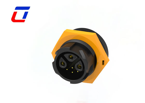 Уличный водонепроницаемый разъем M19 3+4 контакта IP67, водонепроницаемый разъем для соединения провода с платой
