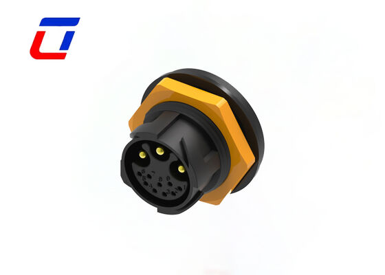 Типы многоконтактных разъемов 3+9 Pin M25 30A 300V Уличный водонепроницаемый разъем