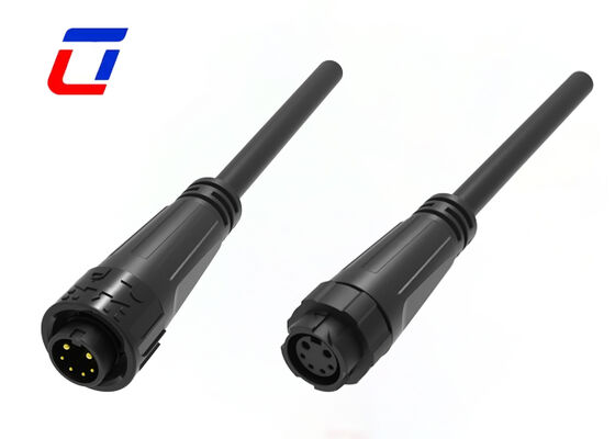Многоконтактный водонепроницаемый разъем M16 2+4 контакта, нейлоновые проволочные разъемы для промышленных датчиков