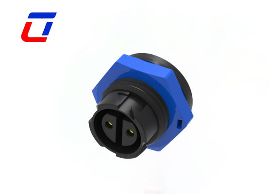 2-контактный круглый силовой разъем M16 10A 300V водонепроницаемый штекер и гнездо
