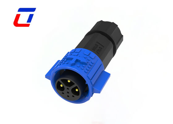 300V M19 male female IP67 waterproof connectors self locking 3+5 pin connector