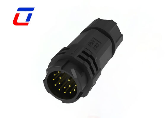 M19 16 Pin Outdoor Lighting Connectors Low Current PA66 Кабель к кабельному соединителю
