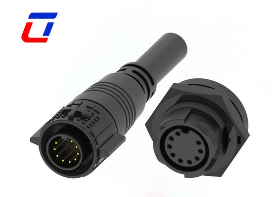 M19 Wire To Board Connector 9 Pin Outdoor Quick Lock Signal Сплавленные соединители