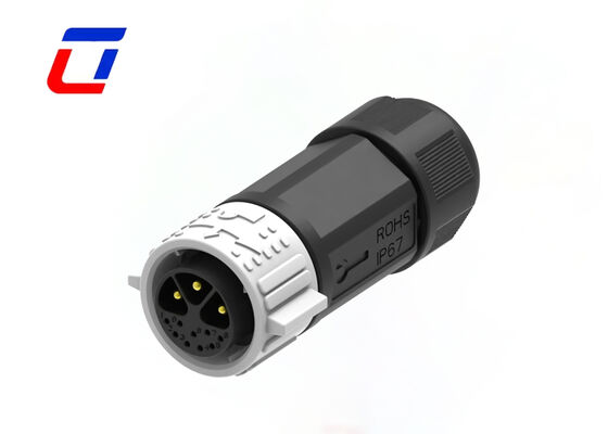 M25 Мужчина Женщина панель монтаж соединителя покрытый золотом 3 + 9 штифтов водонепроницаемый соединитель