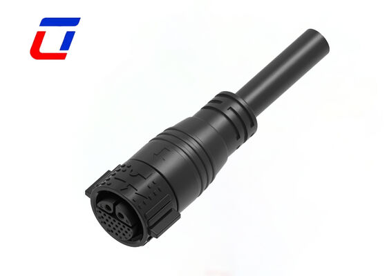 M25 Коннектор энергосигнала 2+20 Пин IP67 20A+5A Виды соединителей провода к панели