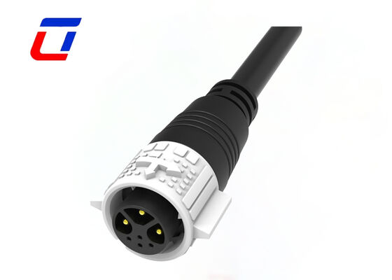 3+4 пин водонепроницаемые проволочные соединители M19 Push Lock Power Signal Molded Connector