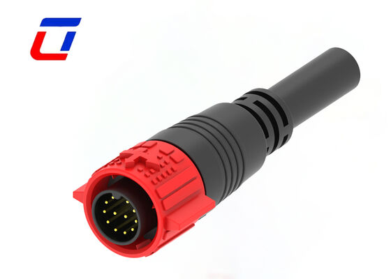 M19 12 пин водонепроницаемый кабельный разъединитель IP67 300V Led Quick Connector