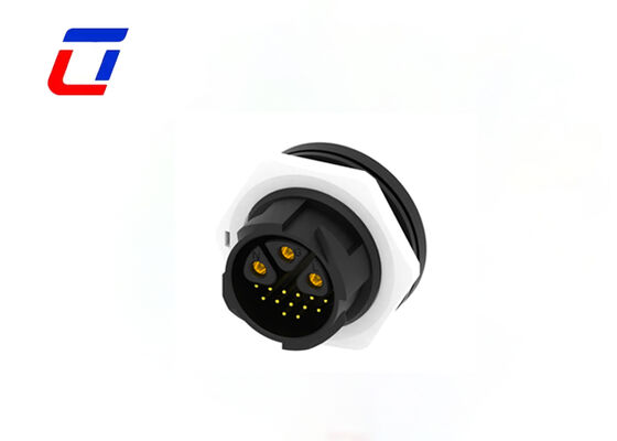 M25 3+13-контактный водонепроницаемый кабельный разъем. Лучшие многоконтактные разъемы с фиксацией Push Lock