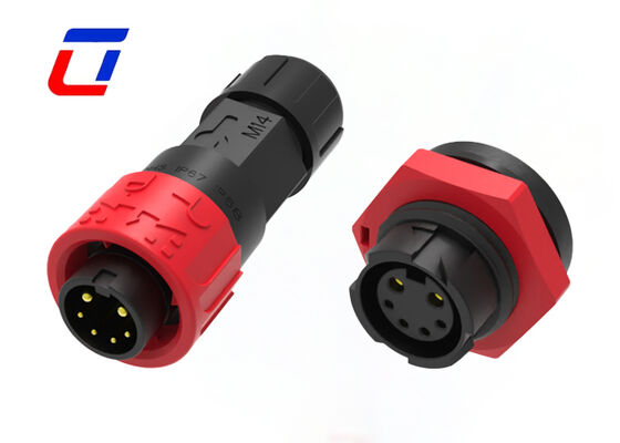M16 300V Round Connector XLR Waterproof 2+4 Multi Pin Connectors Power Signal Plug