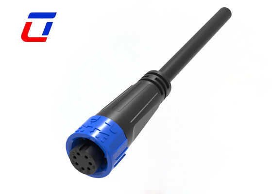 7 Phase Cable Connector Male To Female M16 Waterproof Quick Lock Connector