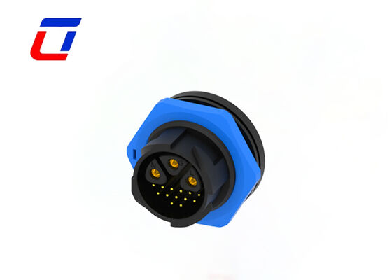 Водонепроницаемые разъемы M25 3+13 с несколькими контактами для монтажа на панель с быстрым отсоединением
