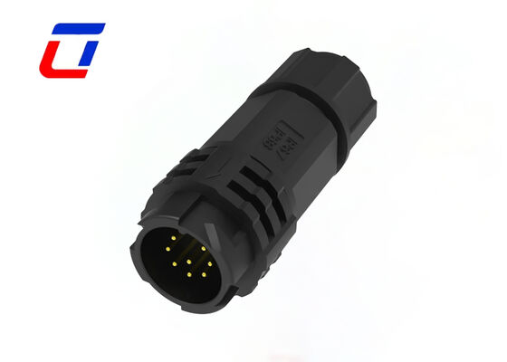 8 Pin M19 Waterproof Male To Female Connector Circular Data Connector Types
