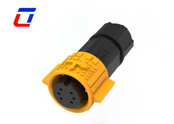 10A M19 6 Pin LED Quick Connector 300V Data Водостойкий соединитель для промышленности