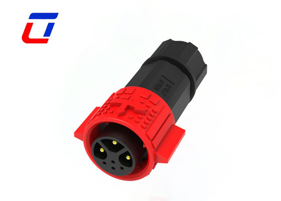 M19 Круглый разъединитель Типы 3+4 Pin Водостойкие пластиковые PA66 Power Data Connectors