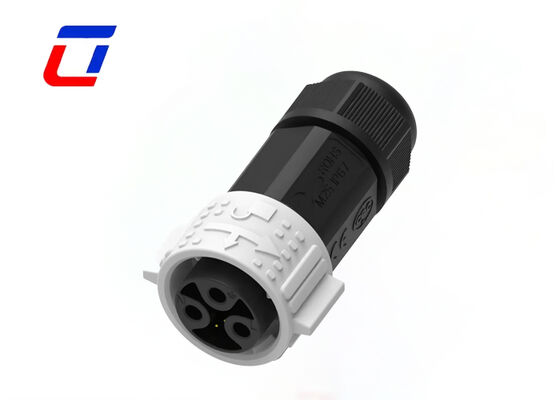 M25 3+3 Pin Circular Push Pull Connectors 20A Кабель к борту