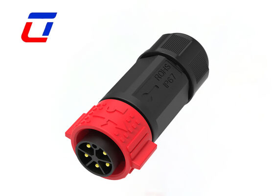 M25 5 Pin Circular Connector 20A Мужчина к женщине Найлоновые водонепроницаемые соединители IP67