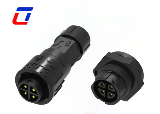 M16 4 Pin Connector Round Waterproof Outdoor Male To Female Connector 10A для питания