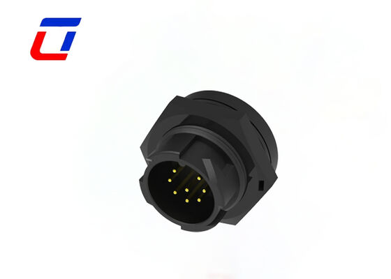 10А 8 штифтов Круговое соединитель M19 Нажимать на проволоку блокировки к панели соединителя для данных