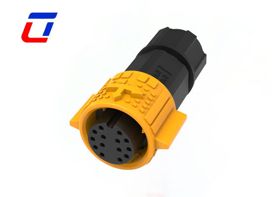 Низкий ток M19 Круговое водонепроницаемое соединение OEM Push Lock 14 Pin Data Connector
