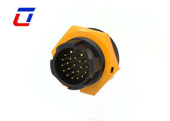 Водонепроницаемые разъемы M19 2+20 с многоконтактным разъемом PA66 для кабеля питания и данных