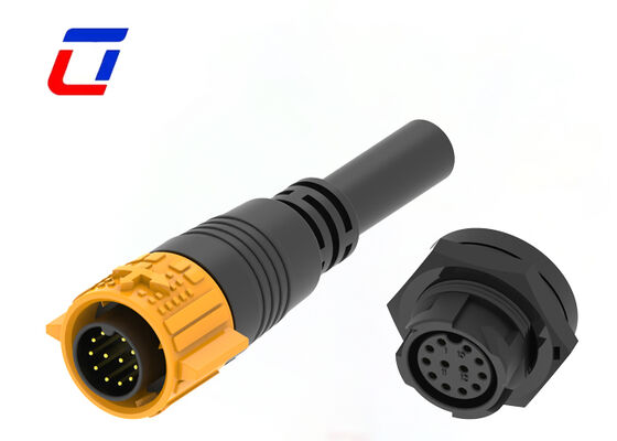 300В 12 штифтовые проволочные быстроотсоединительные разъемы M19 Пластиковые водонепроницаемые разъемы