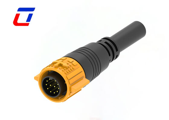 300В 12 штифтовые проволочные быстроотсоединительные разъемы M19 Пластиковые водонепроницаемые разъемы