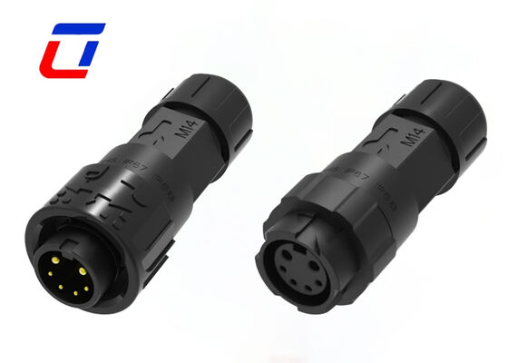 M16 300V Круглый разъем XLR водонепроницаемый 2+4 Multi Pin Connectors Сигнал питания