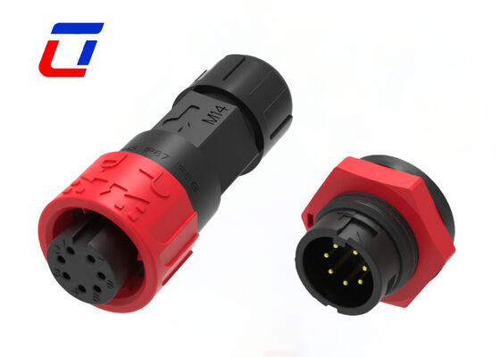 IP67 M16 7 Pin 300V низковольтные светодиодные разъемы Круговые мужские женские размеры разъемов