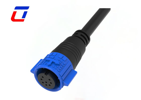 300В M19 8 Pin Data Connector Quick Lock Автомобильные водонепроницаемые проволочные соединители