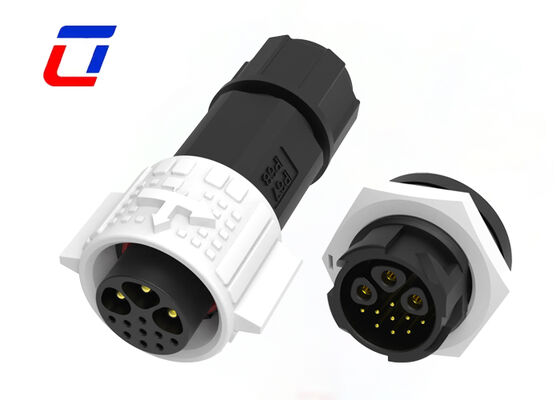 PA66 M19 3+9 Коннекторы для сигналов и питания IP67 Круговая панель