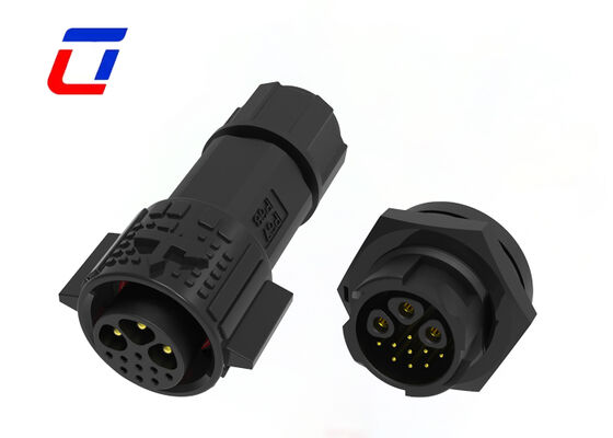 PA66 M19 3+9 Коннекторы для сигналов и питания IP67 Круговая панель