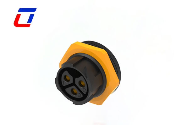 M25 3 Pin 50A Wire To Board Power Connector IP67 Быстрый замок Внешний водонепроницаемый соединитель