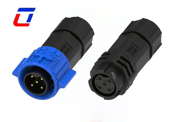 M19 5 Pin 20A Power DC Waterproof Connector Push Locking Мужской женский соединитель