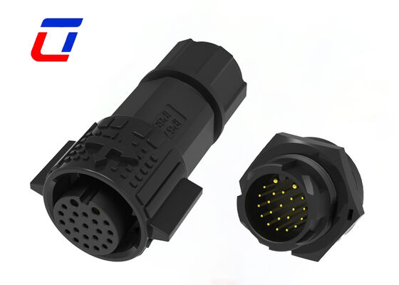 M19 2+20 Круговые многоприцепные разъемы Пластиковый PA66