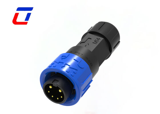 M16 2+4 Pin Пластиковый Круговой соединитель 300V Водонепроницаемые наружные соединители электрического сигнала