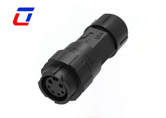 M16 2+4 Pin Пластиковый Круговой соединитель 300V Водонепроницаемые наружные соединители электрического сигнала