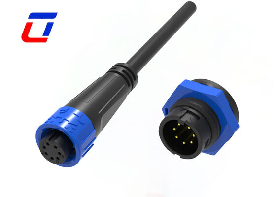 Низкое напряжение 300В M16 7 Pin Data Quick Connector IP67 водонепроницаемый мужской женский соединитель Китай