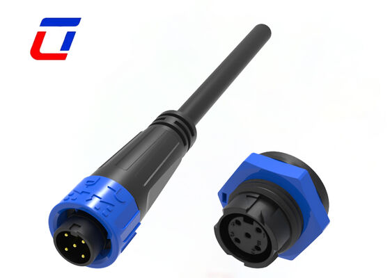 8A M16 5 Pin IP67 Power Connectors ODM Внешний водонепроницаемый подъемный разъем